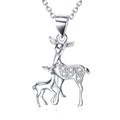 Fawn Pendant 925 Silver Necklace