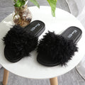New Style Slippers female hair slippers fashion outside wear Maomao shoes ladies hair cool slippers wholesale