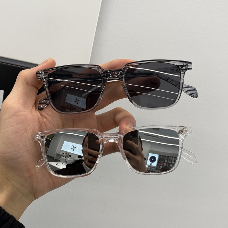 Small boxy sunglasses, trendy women's personalized retro sunglasses