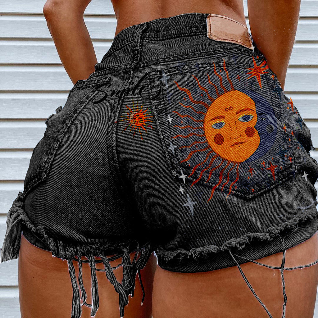 Women's Casual Fashion Vintage Denim Shorts