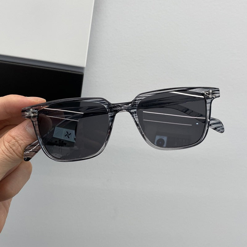 Small boxy sunglasses, trendy women's personalized retro sunglasses