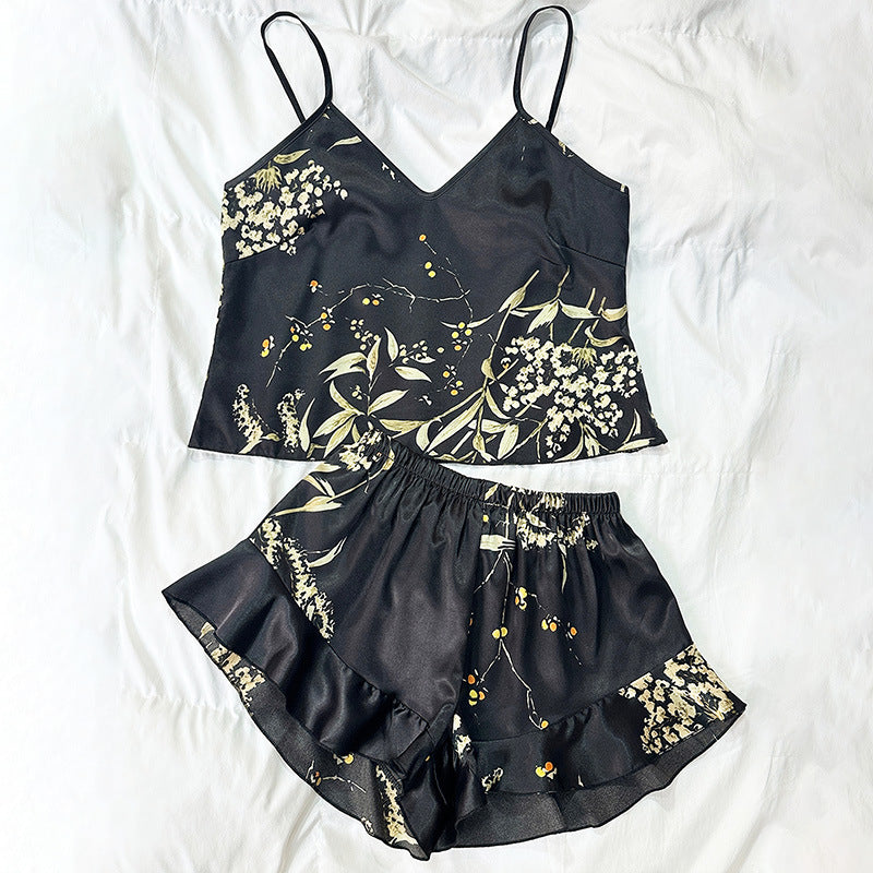Printed pajama set