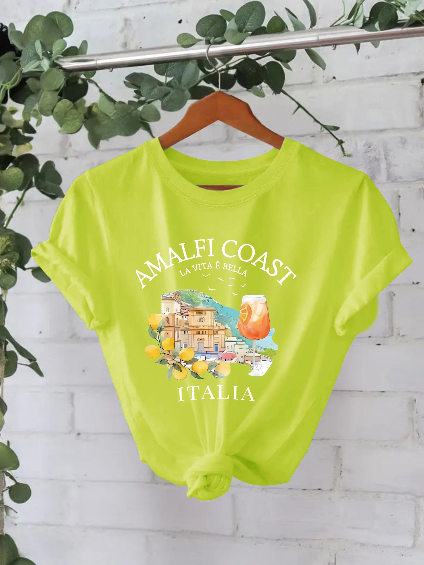 Pattern printed T-shirt