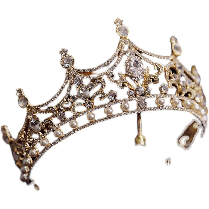 Rhinestone Bride Crown Headwear Birthday Party