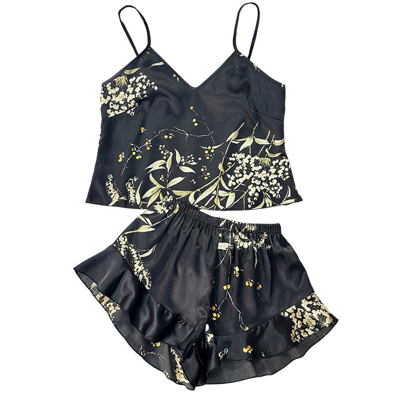 Printed pajama set