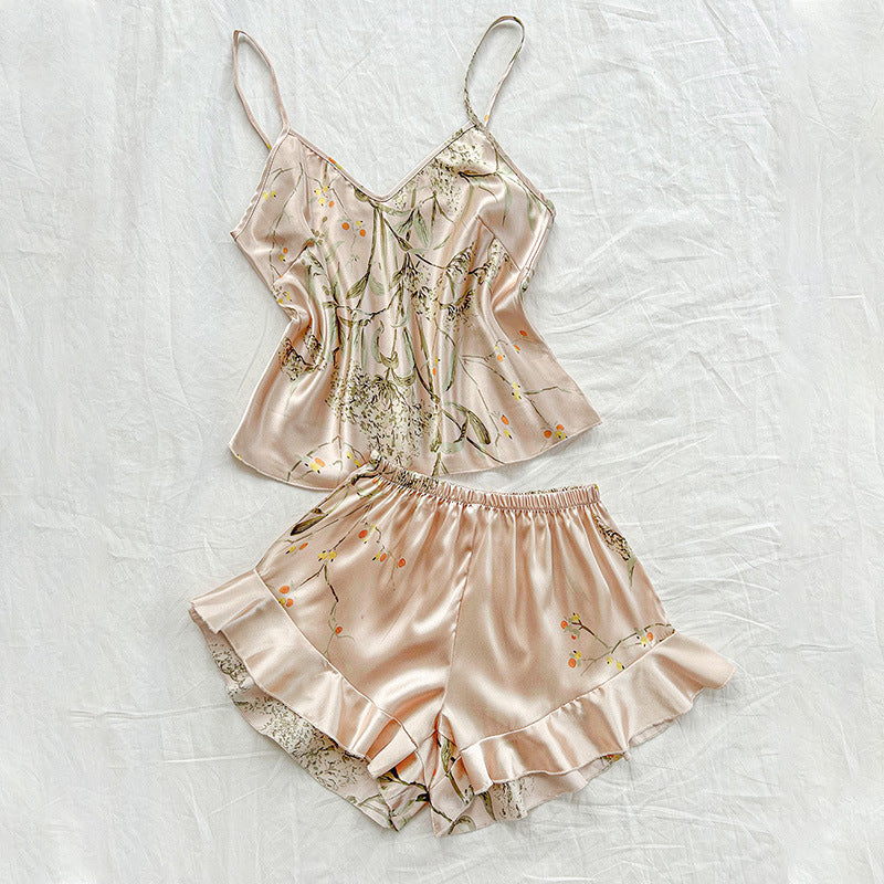 Printed pajama set