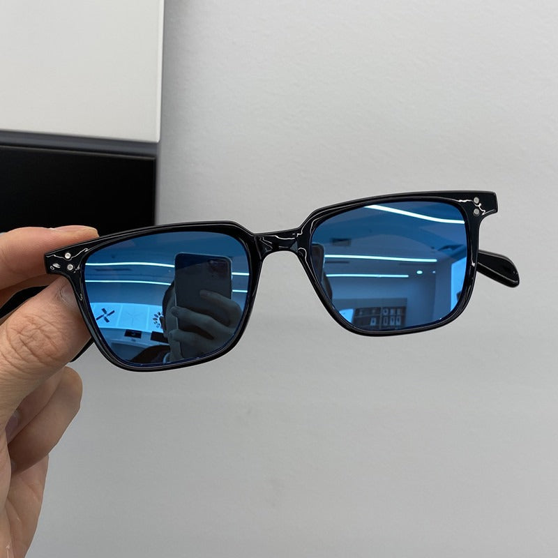 Small boxy sunglasses, trendy women's personalized retro sunglasses