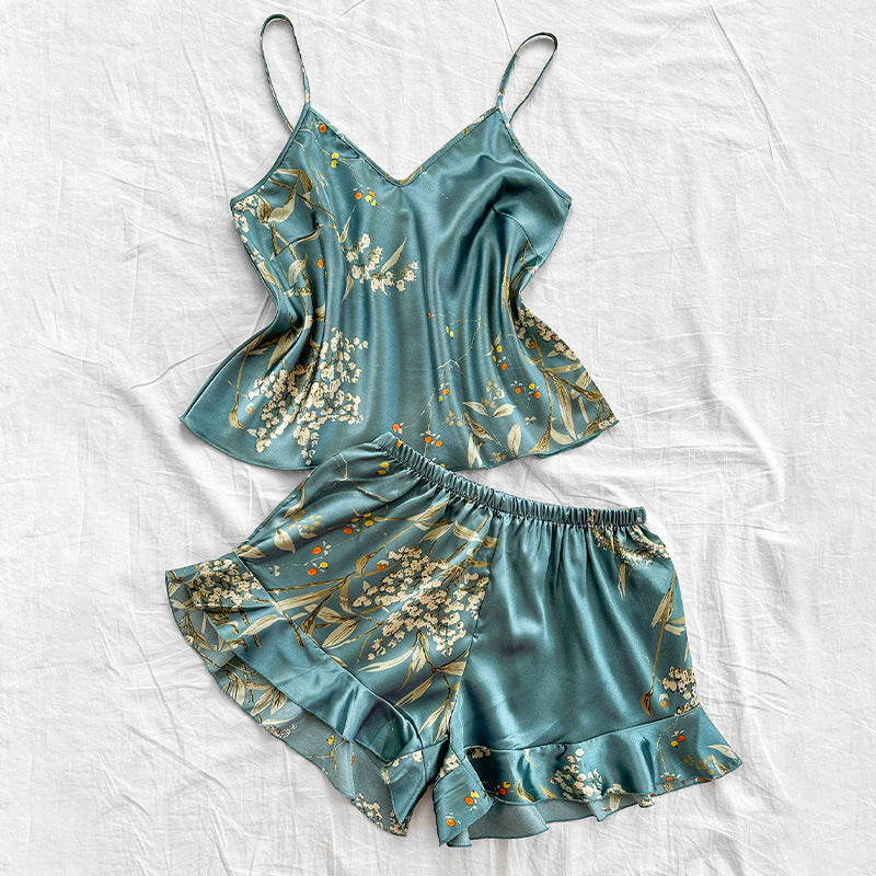 Printed pajama set