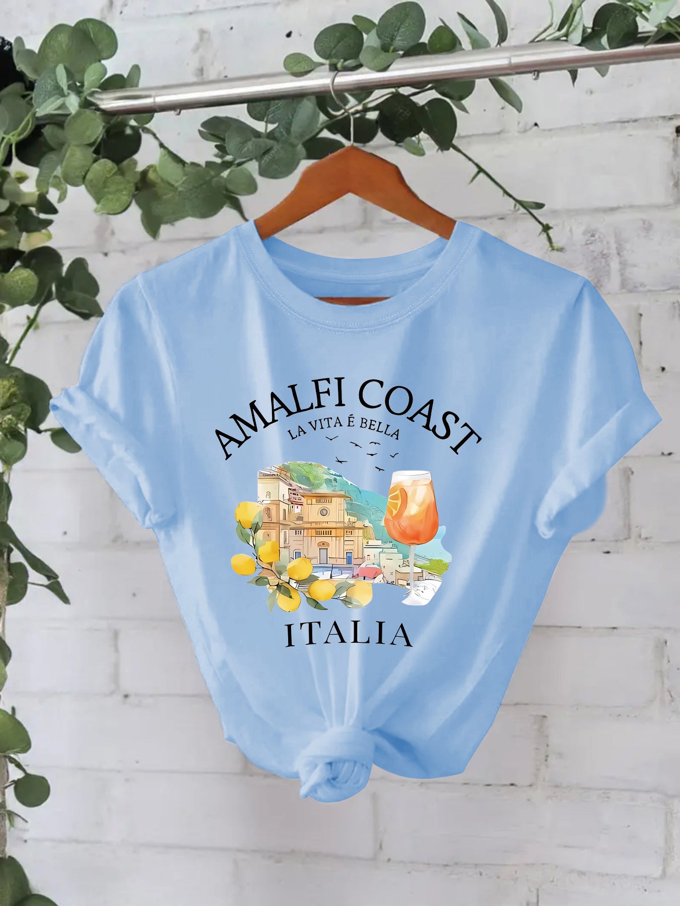 Pattern printed T-shirt