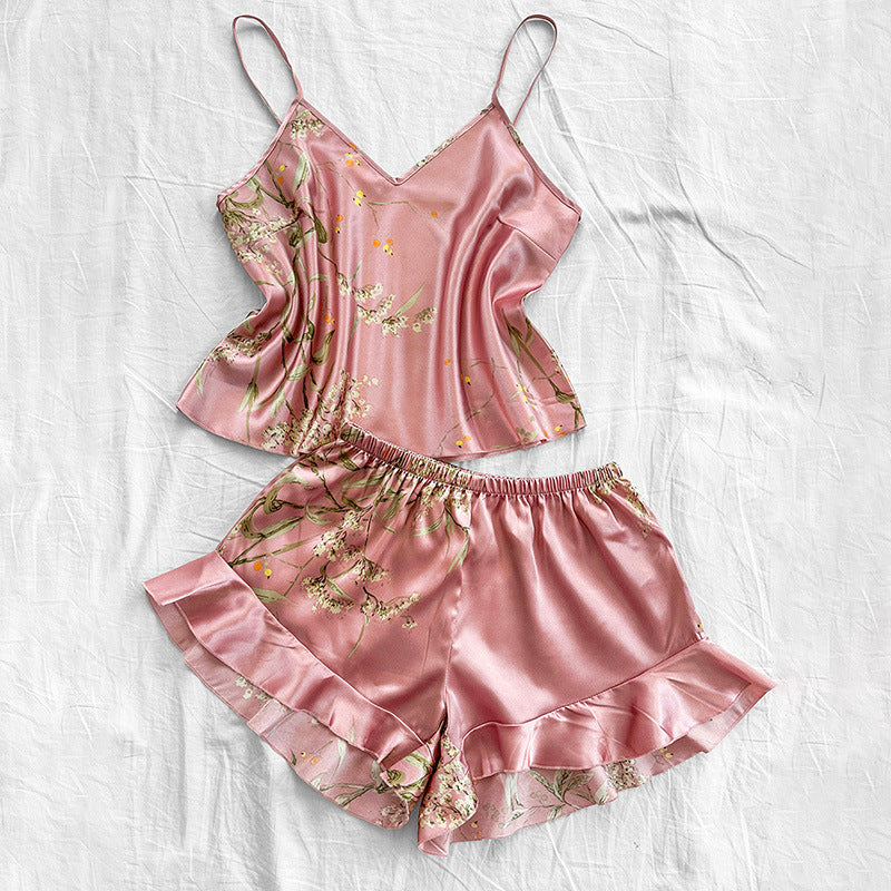 Printed pajama set