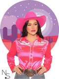 Let Er Buck Luxury Western Pearl Snap Rodeo Shirt