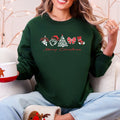 Merry Christmas Santa Retro Vintage Festive Gingerbread Cheer Nostalgic Throwback Sweatshirt