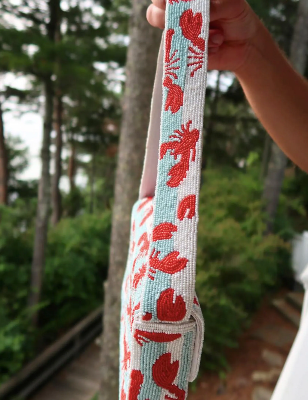 Lobster Beaded Shoulder Bag | Summer Statement Bag