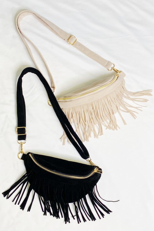 Fringed Or Not Sling Bag – Convertible Western Sling