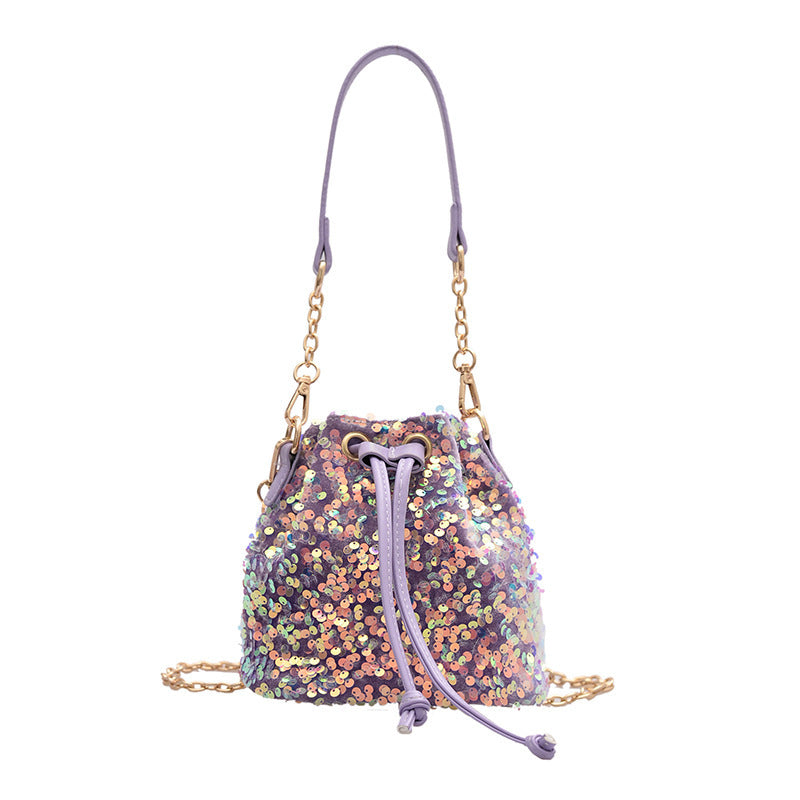 Sequins Cute Mermaid  Female Shoulder Messenger Bag