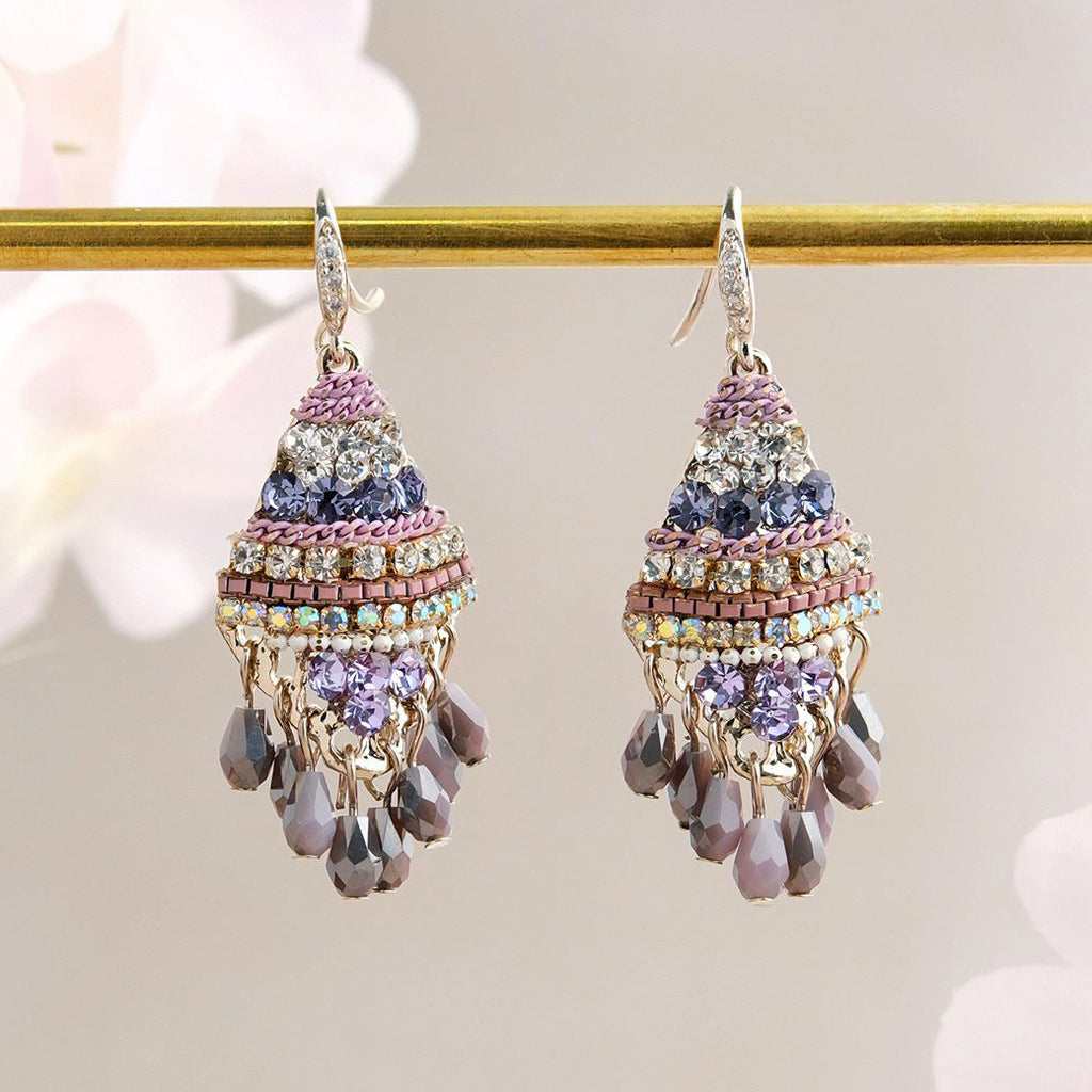 Sweet Dangle Beaded Design Earrings
