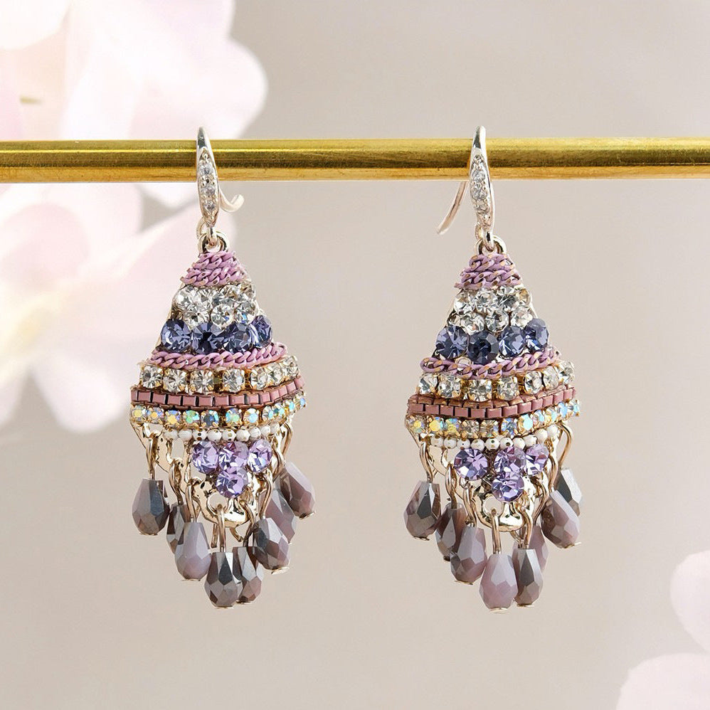 Sweet Dangle Beaded Design Earrings