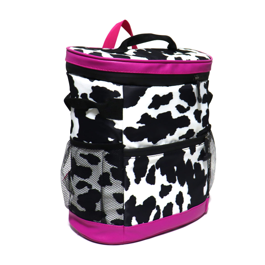 Nylon Insulated Double Shoulder Leopard Print Cow Print Large Capacity Double Shoulder Ice Pack